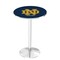 Holland Bar Stool Co 36" Chrome Notre Dame (ND) Pub Table, 36" dia. Top L214C3636ND-ND - alternate 1